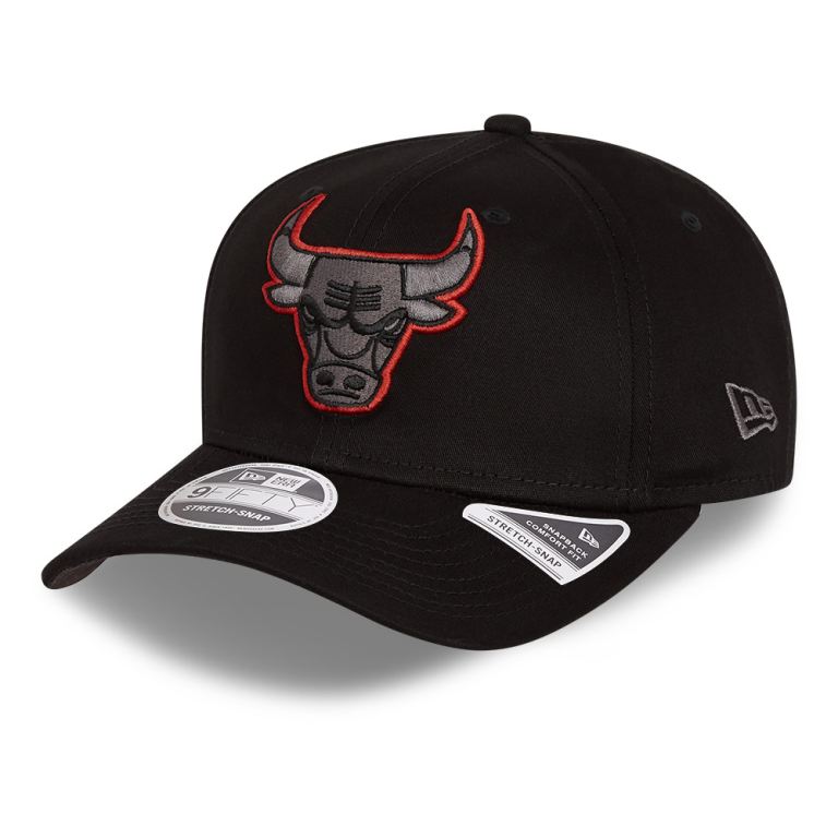 Gorras New Era 9fifty Negros - Chicago Bulls Neon Pop 59674HCDP